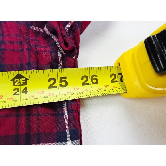 Faconnable Size Large Mens Red Black White Check Embroidered Chest Logo USA Made - Picture 2 of 10